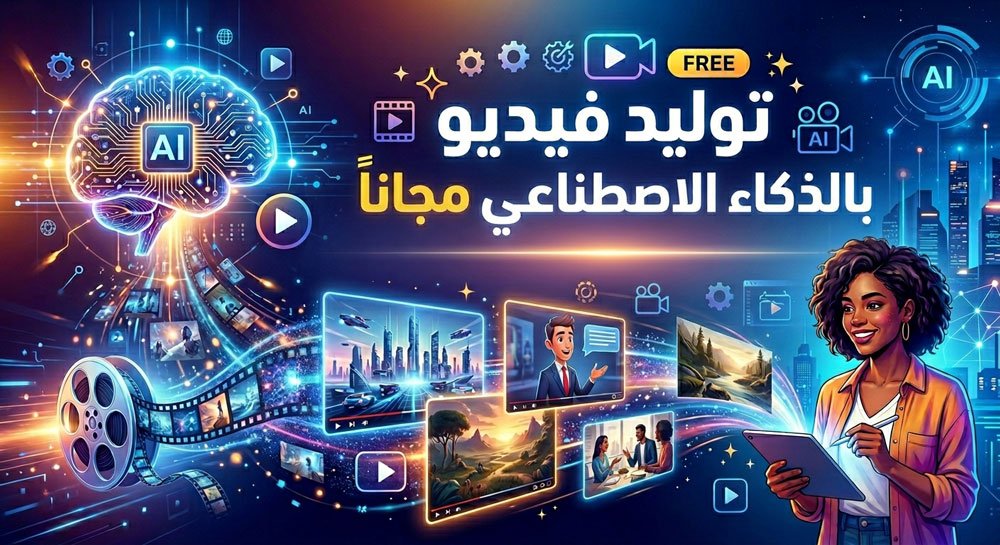 شرح كيفية توليد فيديو بالذكاء الاصطناعي باستخدام موقع Slop Club و Arena AI