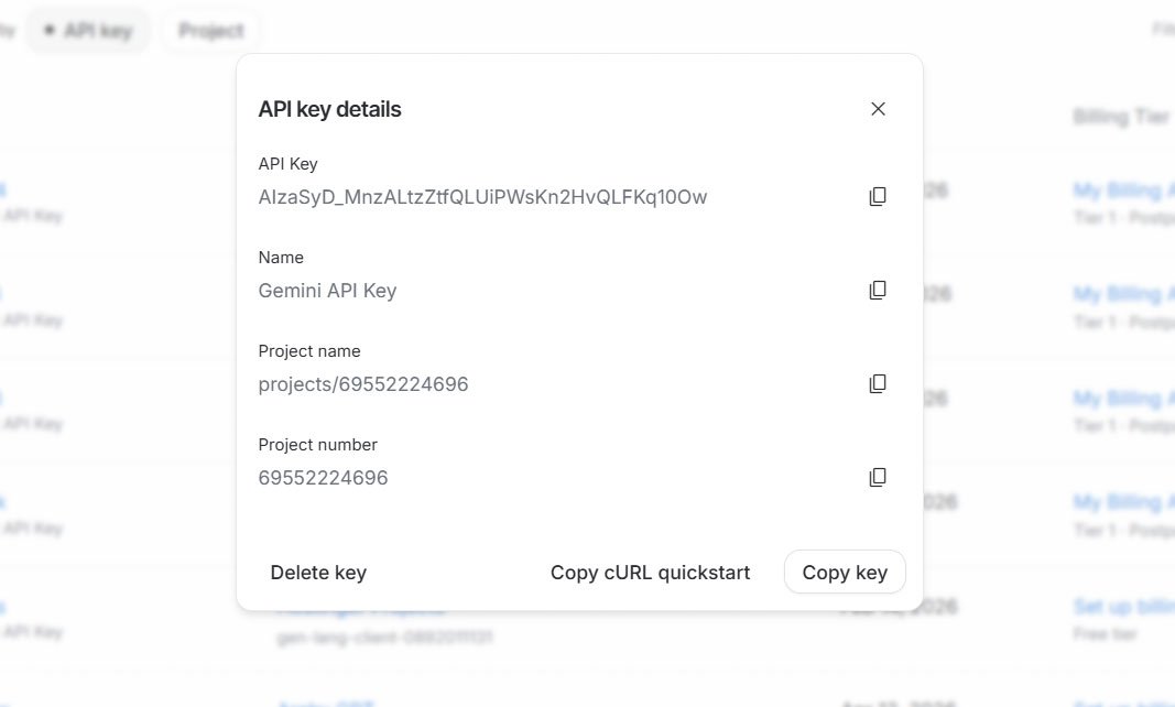 نسخ مفتاح جوجل